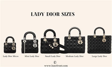 dior size 20|lady Dior bag size chart.